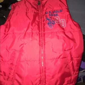 Red kids vest